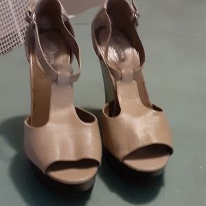 Cole Haan leather wedges